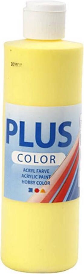 PacklinQ Plus Color acrylverf. primair geel. 250 ml 1 fles