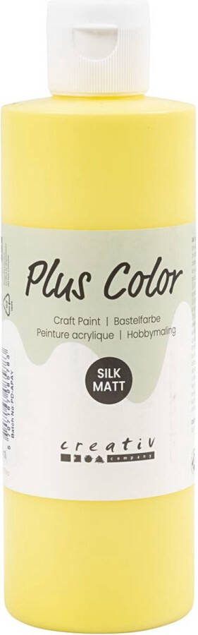PacklinQ Plus Color acrylverf. primair geel. 250 ml 1 fles
