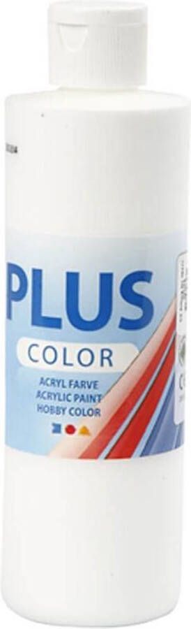 PacklinQ Plus Color acrylverf. wit. 250 ml 1 fles