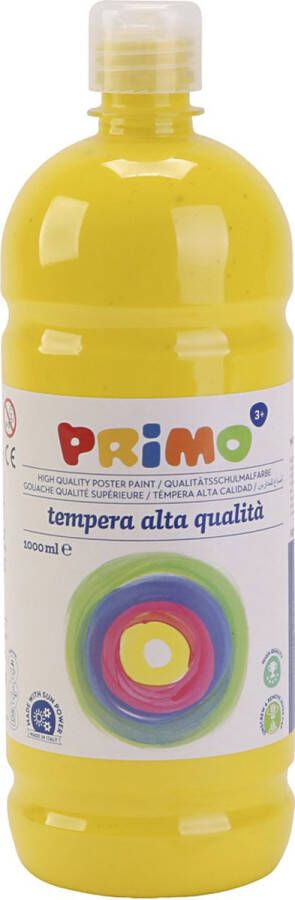 PacklinQ PRIMO schoolverf. primair geel. matt. 1000 ml 1 fles