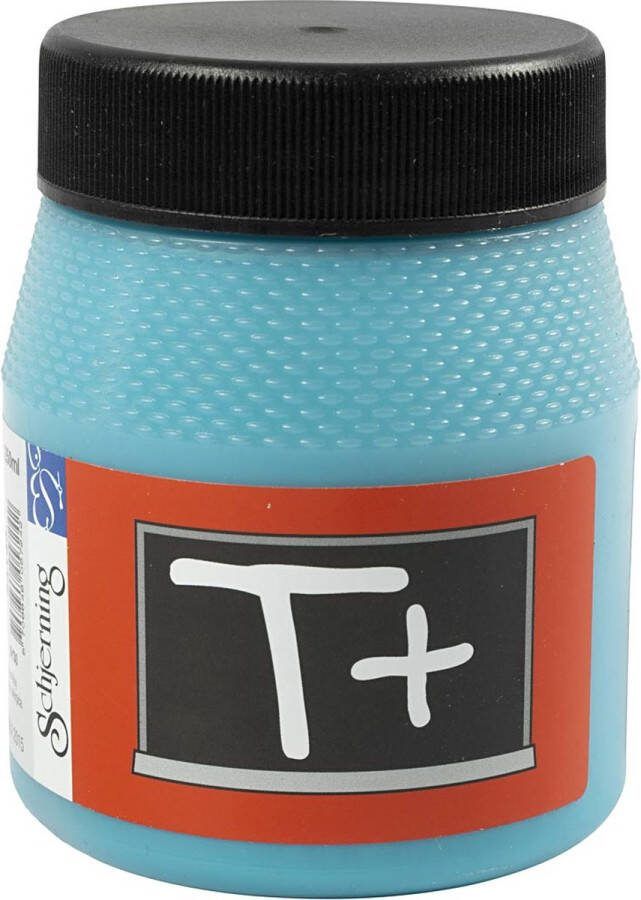 PacklinQ Schoolbordverf. turquoise. 250 ml 1 doos