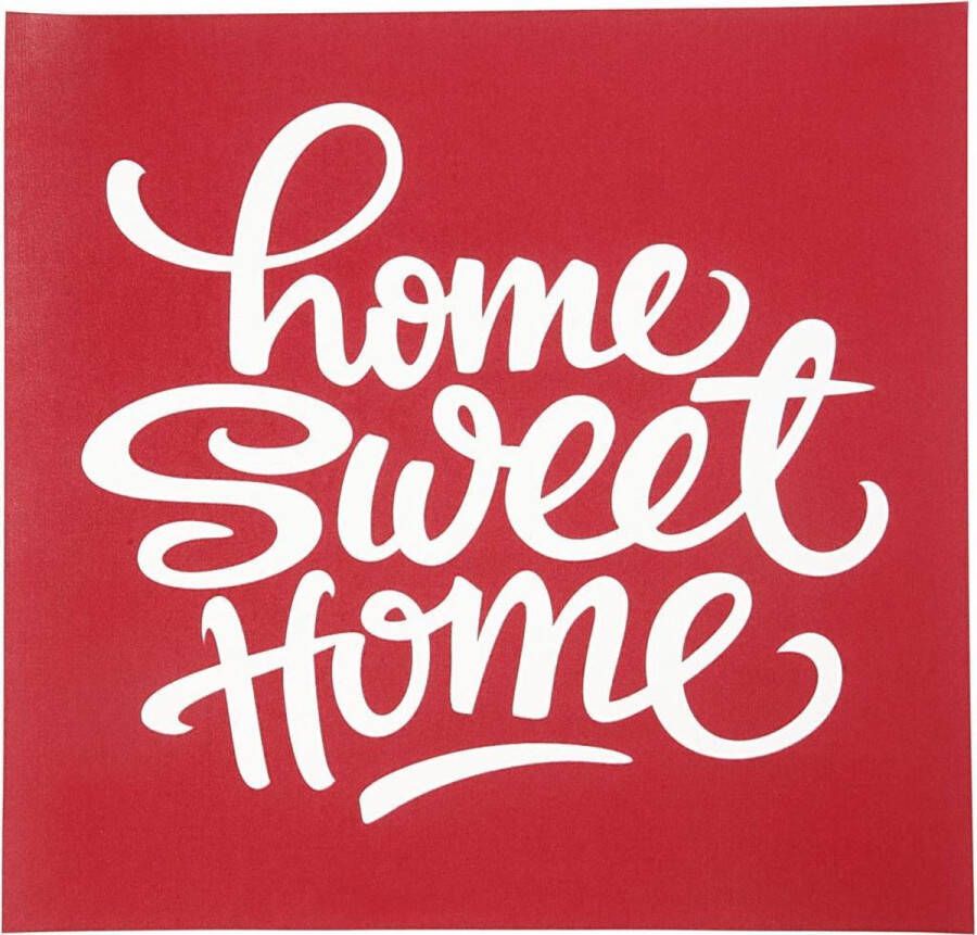 PacklinQ Screen stencil. home sweet home. 20x22 cm. 1 vel