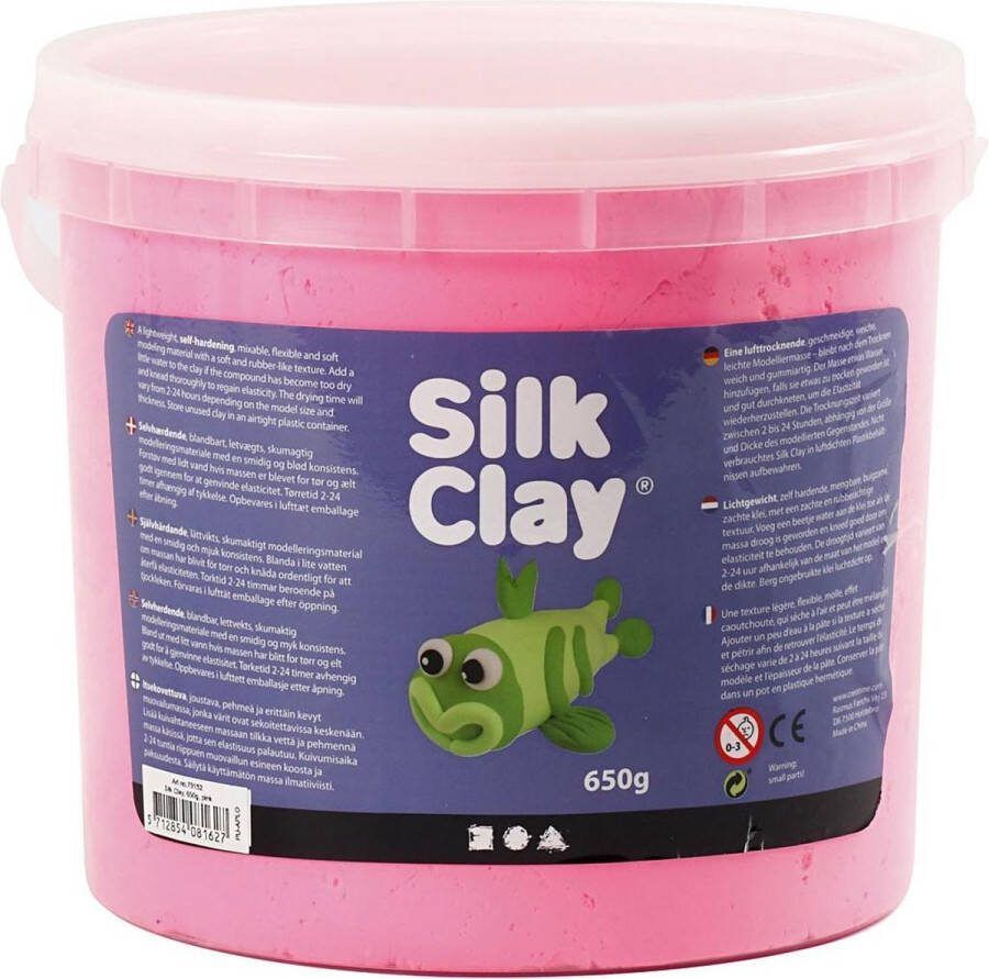 PacklinQ Silk Clay roze 650gr 1 emmer