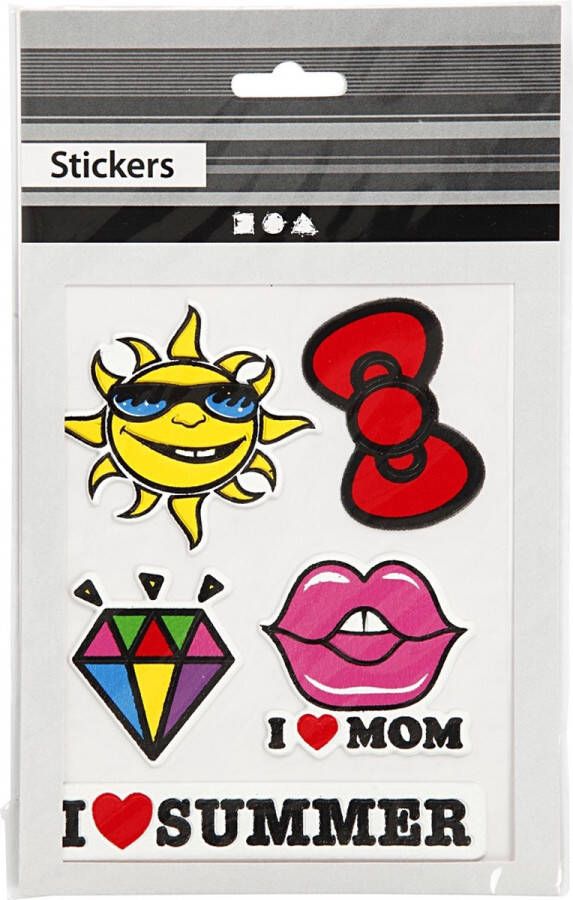 PacklinQ Soft Stickers I Love Mom 12 2x17 75 cm 1 vel