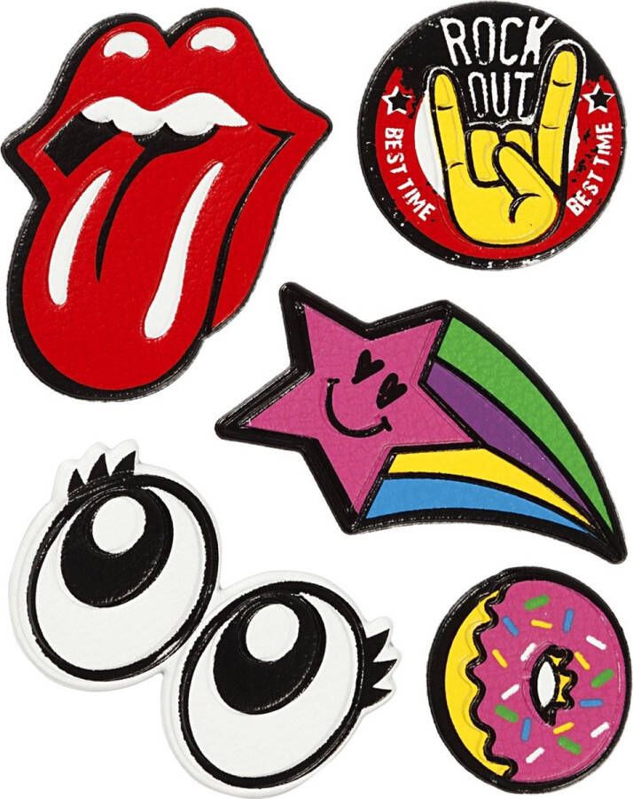 PacklinQ Soft Stickers Rock Out 12 2x17 75 cm 1 vel