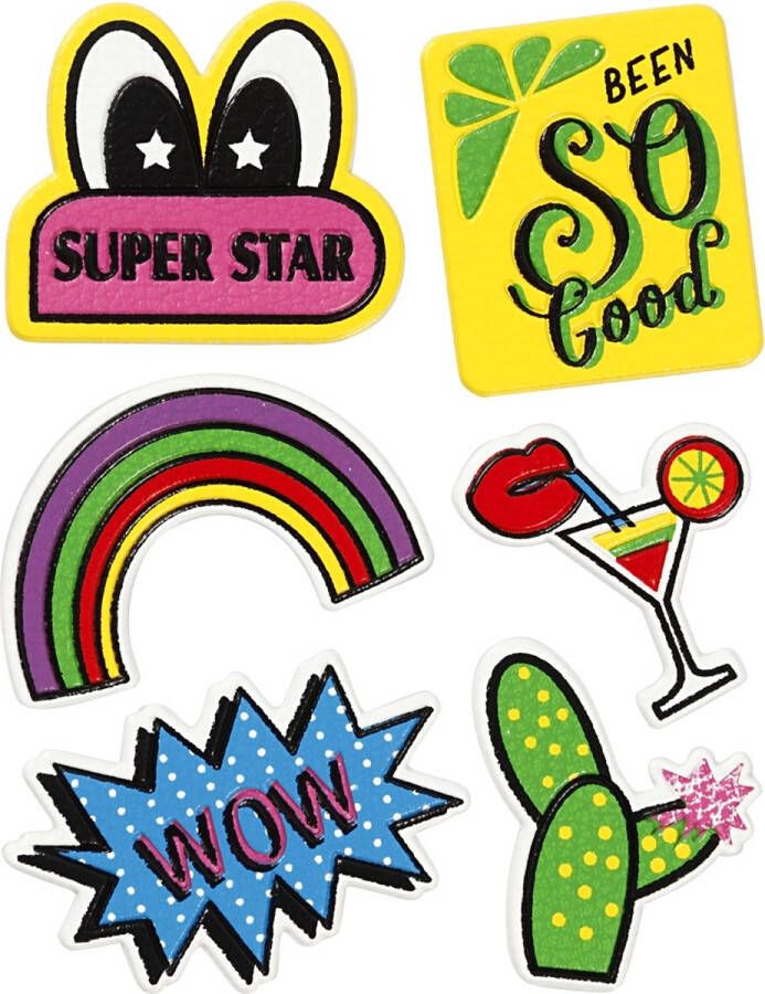 PacklinQ Soft Stickers Super Star 12 2x17 75 cm 1 vel