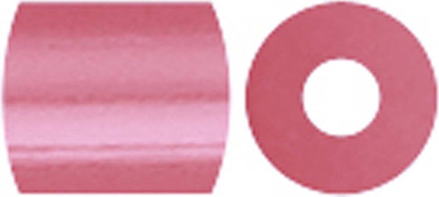 PacklinQ Strijkkralen afm 5x5 mm gatgrootte 2 5 mm medium roze parelmoer (32259) 1100 stuk 1 doos