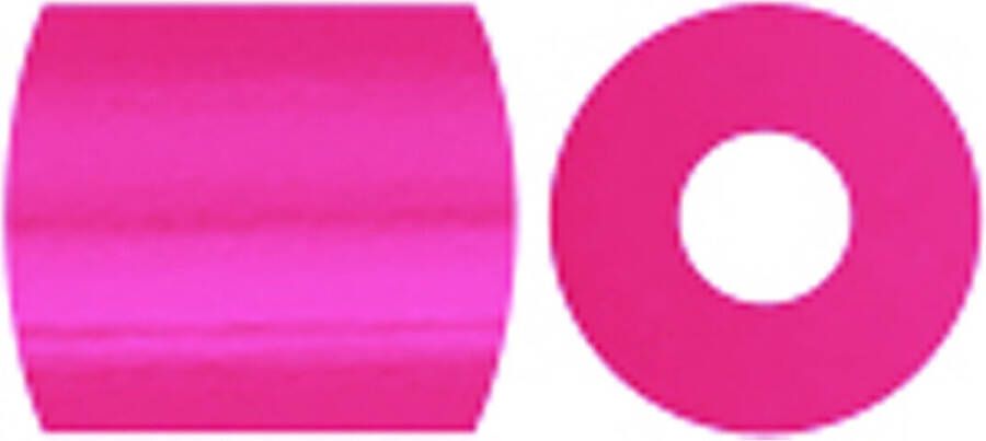 PacklinQ Strijkkralen. roze neon (32257). afm 5x5 mm. gatgrootte 2.5 mm. medium. 1100 stuk 1 doos