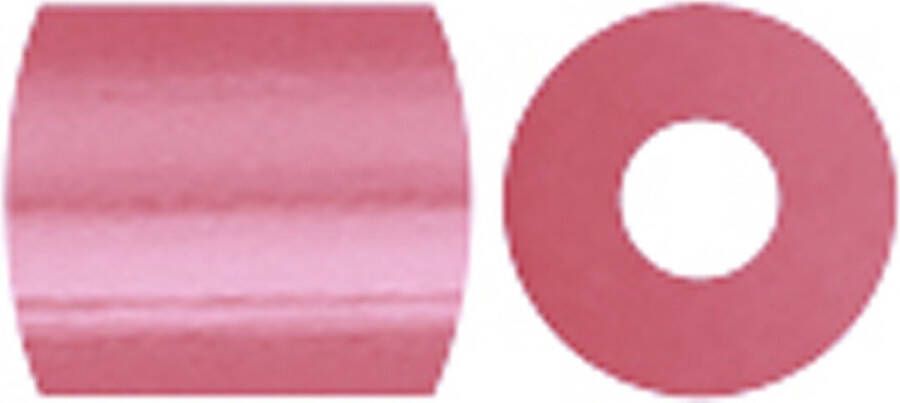 PacklinQ Strijkkralen. roze parelmoer (32259). afm 5x5 mm. gatgrootte 2.5 mm. medium. 1100 stuk 1 doos
