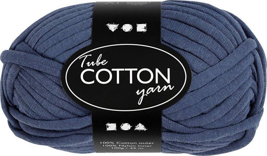 PacklinQ Textielgaren L: 45 m donkerblauw 100gr 1 bol