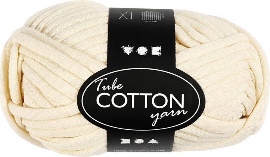 PacklinQ Textielgaren L: 45 m off-white 100gr 1 bol