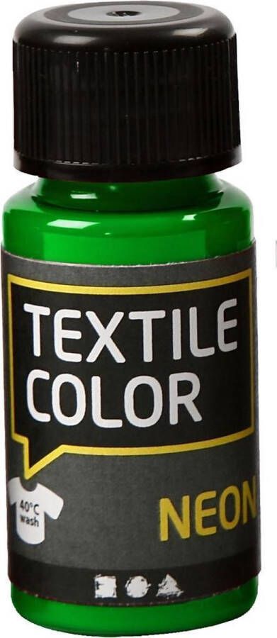 PacklinQ Textile Color. neon groen. 50 ml 1 fles