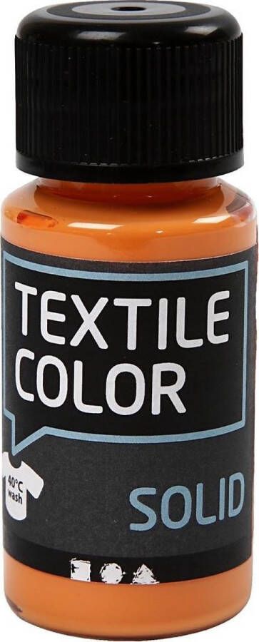 PacklinQ Textile Color. oranje. dekkend. 50 ml 1 fles