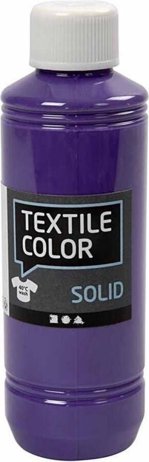 PacklinQ Textile Color. paars. dekkend. 250 ml 1 fles