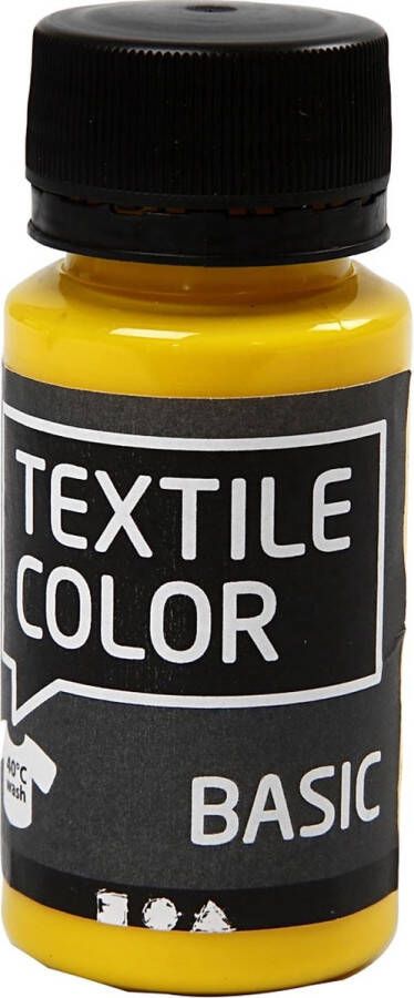 PacklinQ Textile Color. primair geel. 50 ml 1 fles