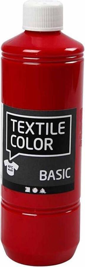 PacklinQ Textile Color. primair rood. 500 ml 1 fles