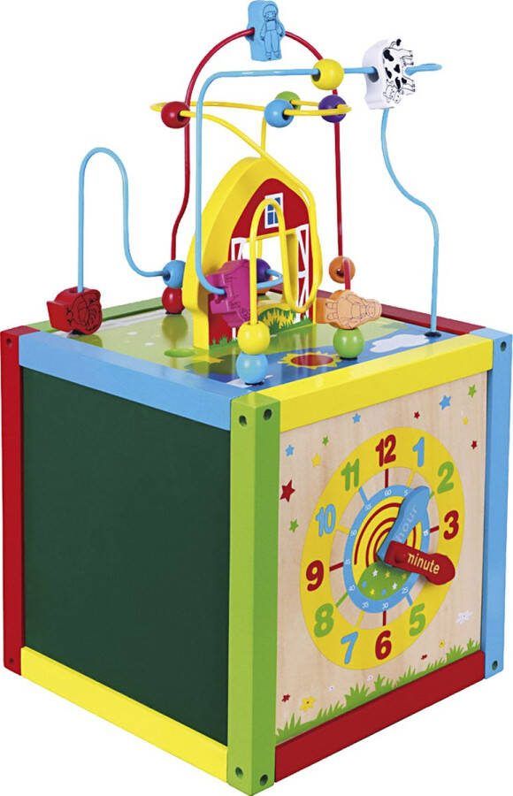 PacklinQ VIGA 5-in-1 speelkubus afm 30x30x55 cm 1stuk 1 stuk