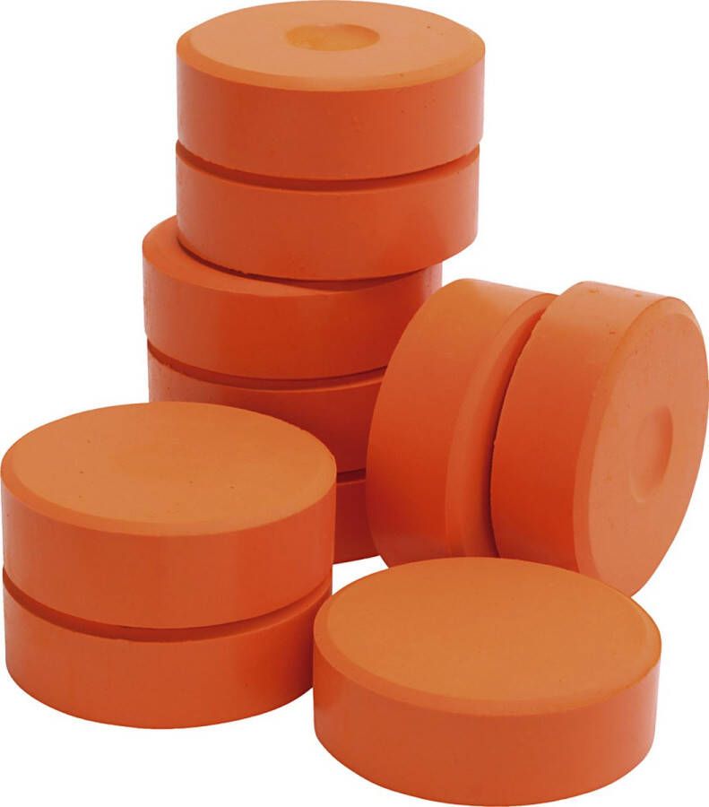PacklinQ Waterverf. oranje. H: 19 mm. d 57 mm. 10 stuk 1 doos