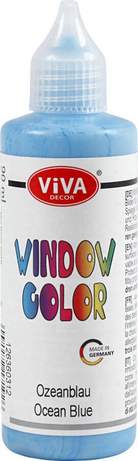 PacklinQ Window Color. lichtblauw. 90 ml 1 fles