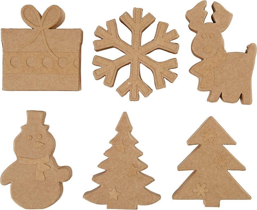 PacklinQ Wintervormen H: 10-14 cm 6 stuk 1 doos