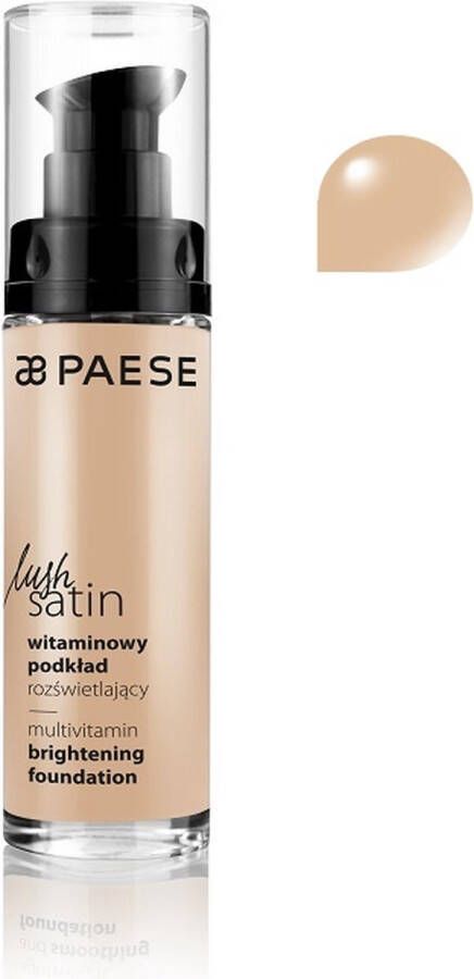 Paese Lush Satin Multivitamin Brightening Foundation Vitamin Highlighter 32 Natural 30Ml