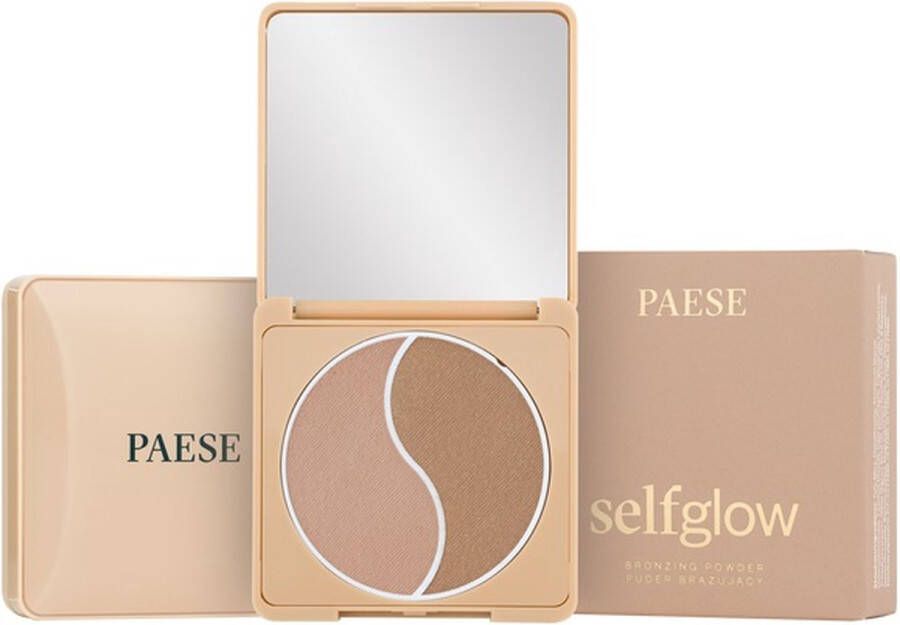 Paese Self Glow Bronzing Powder Pressed Bronzing Powder Light 6g