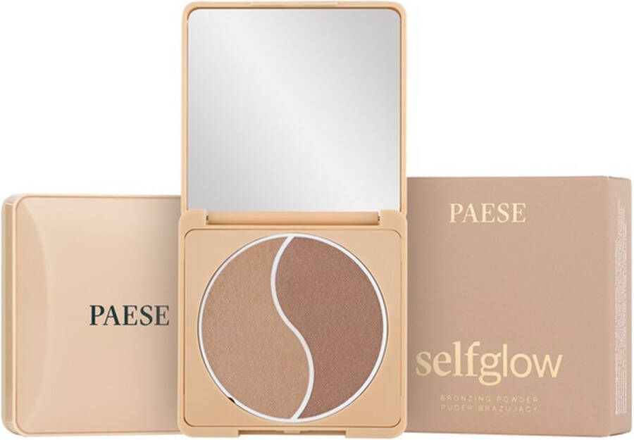 Paese Self Glow Bronzing Powder Pressed Bronzing Powder Medium 6g