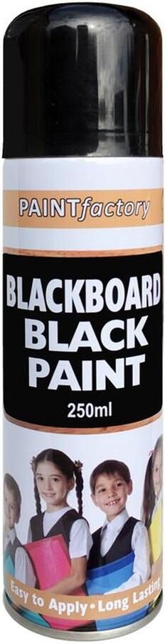 Paintfactory krijtbord schoolbord spray 250ml 2m² per 1 L