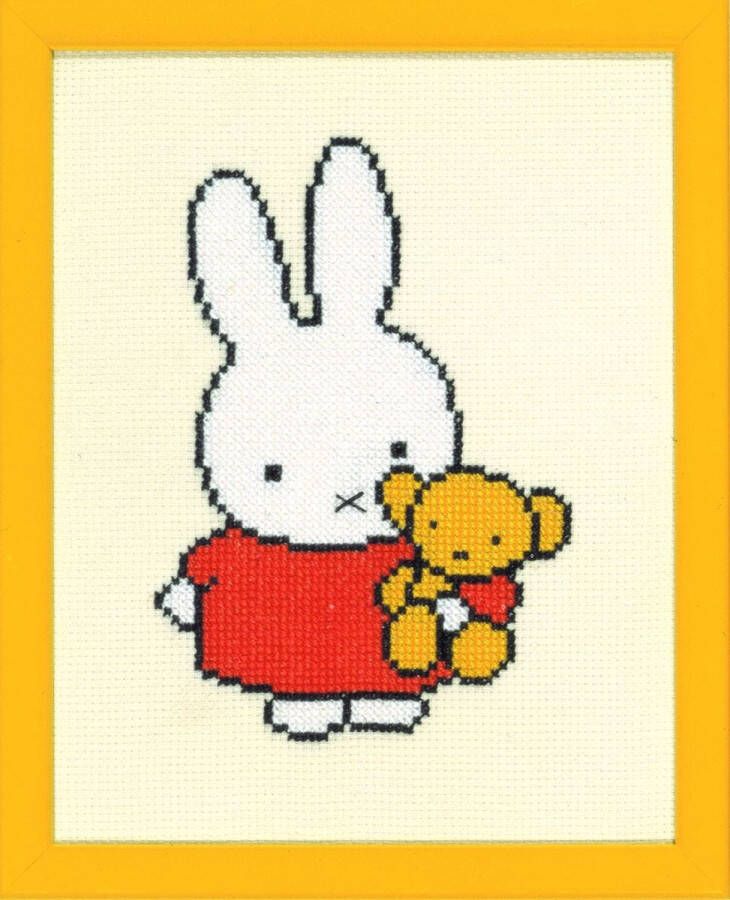 Pako borduurpakket 211.601 dick bruna nijntje met beertje