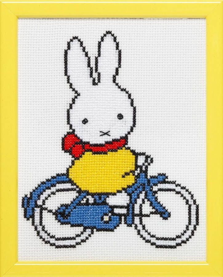 Pako borduurpakket 211.610 dick bruna nijntje op fiets