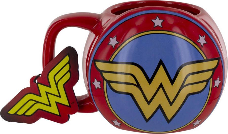 Paladone DC Comics Wonder Woman Shield 3D Mug