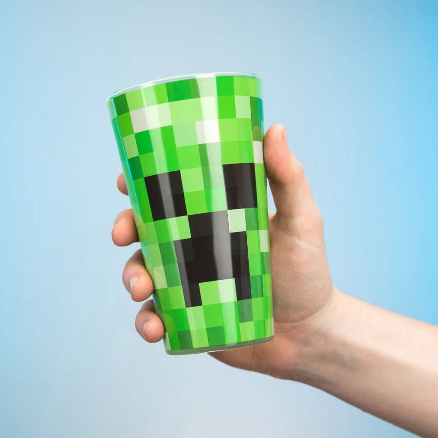 Paladone Minecraft Creeper glas 450ml