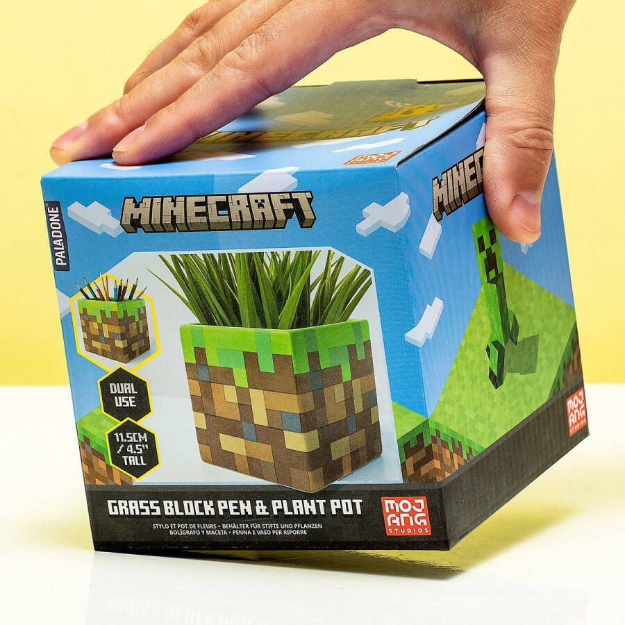 Paladone Minecraft Grass Block Bloempot