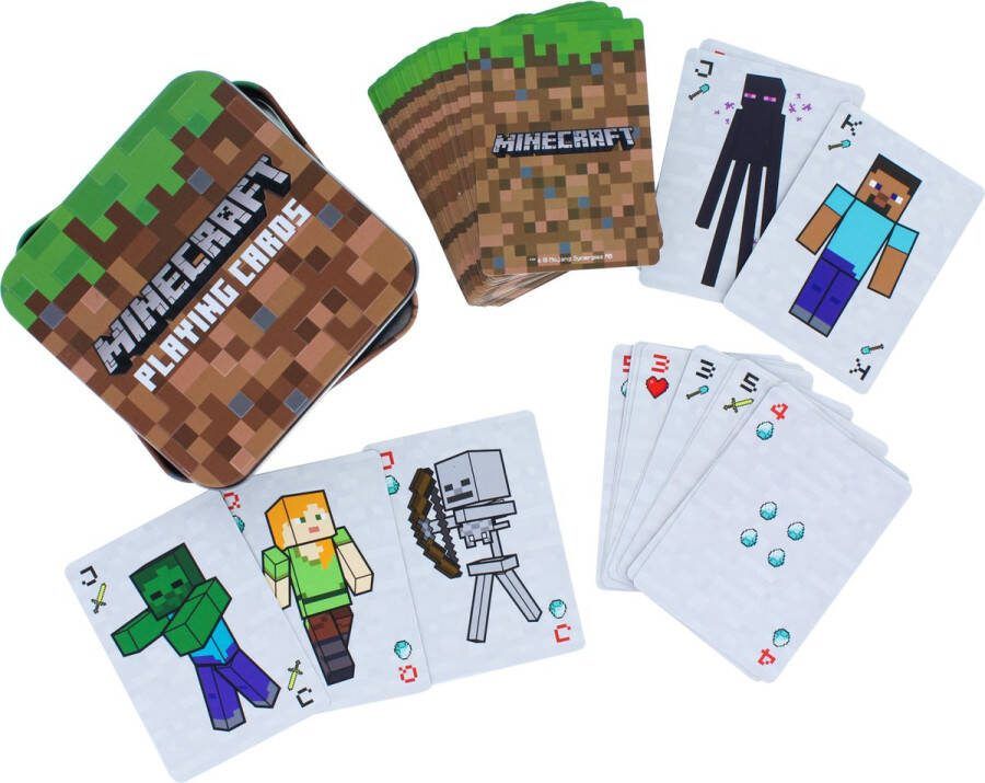Paladone Minecraft: Speelkaarten met opbergdoosje