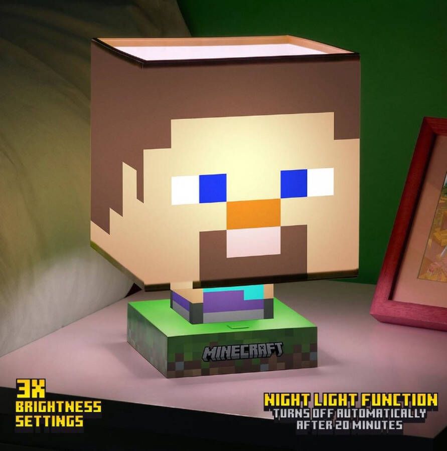 Paladone Minecraft: Steve Icon Lamp