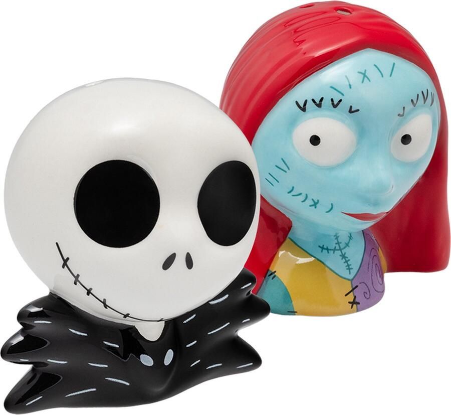 Paladone Disney The Nightmare Before Christmas Jack en Sally keramisch peper- en zoutstel