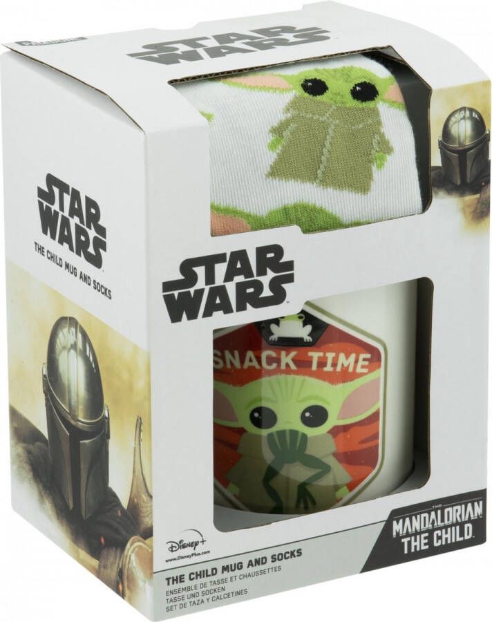 Paladone Products Ltd Star Wars The Mandalorian Mok en Sokken Gift Set