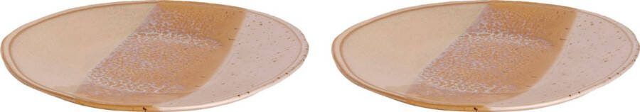 Palmer Bord Beach 28 cm Beige Stoneware 2 stuk(s)