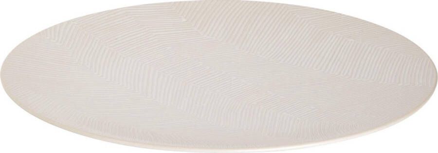 Palmer Bord Leaf 27 cm Wit Stoneware 1 stuk(s)