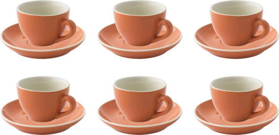 Palmer Kop en schotel Colors 18 cl 14 cm Oranje 6 stuk(s)