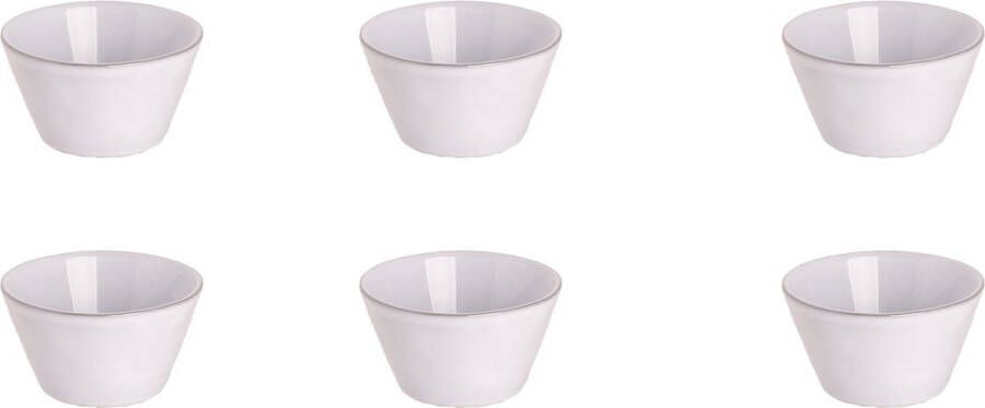 Palmer Ramekin Ecogres Plano 9 cm Wit Stoneware 6 stuk(s)