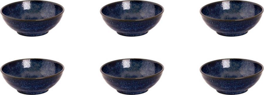 Palmer Schaal Kiryu 12.5 cm 25 cl Blauw Porselein 6 stuk(s)