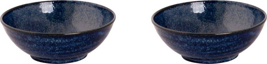 Palmer Schaal Kiryu 17 cm 70 cl Blauw Porselein 2 stuks