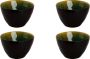 Palmer Schaal Lotus 15 cm 1 l Turquoise Stoneware 4 stuk(s) - Thumbnail 2