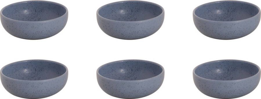 Palmer Schaal Sandy Loam 12 cm Blauw Stoneware 6 stuks