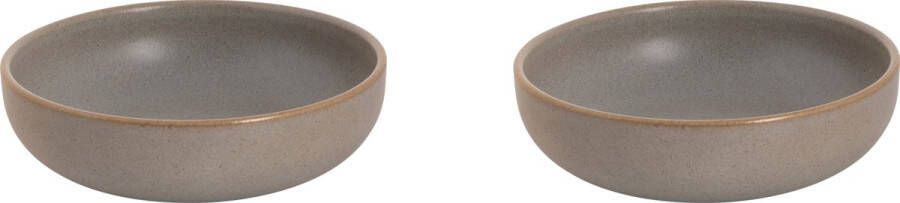 Palmer Schaal Sandy Loam 16 cm 50 cl Grijs Stoneware 2 stuk(s)