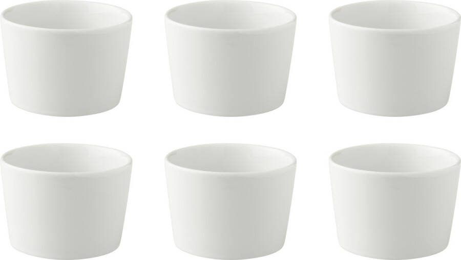 Palmer Schaal White Delight 10 cm 23 cl Wit Porselein 6 stuk(s)
