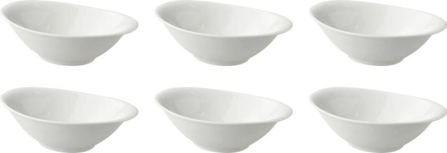 Palmer Schaal White Delight 16 x 10.5 cm 20 cl Wit Porselein 6 stuk(s)