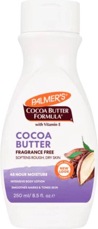 Palmers 3x Bodylotion Parfumvrij Cocoa Butter Formula 250 ml