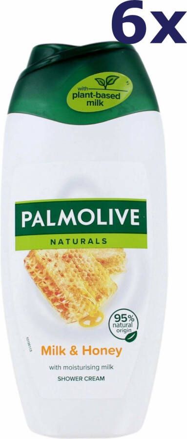 Palmolive 6x Douchegel Honing & Melk 250 ml